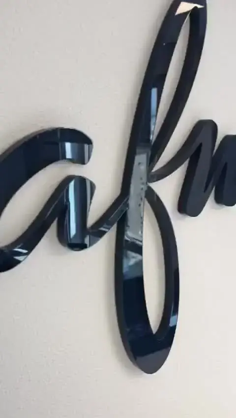 Maersk 3D signs project shown in a video still — 3D Built-Up Letters example for Holborn WC1/WC2