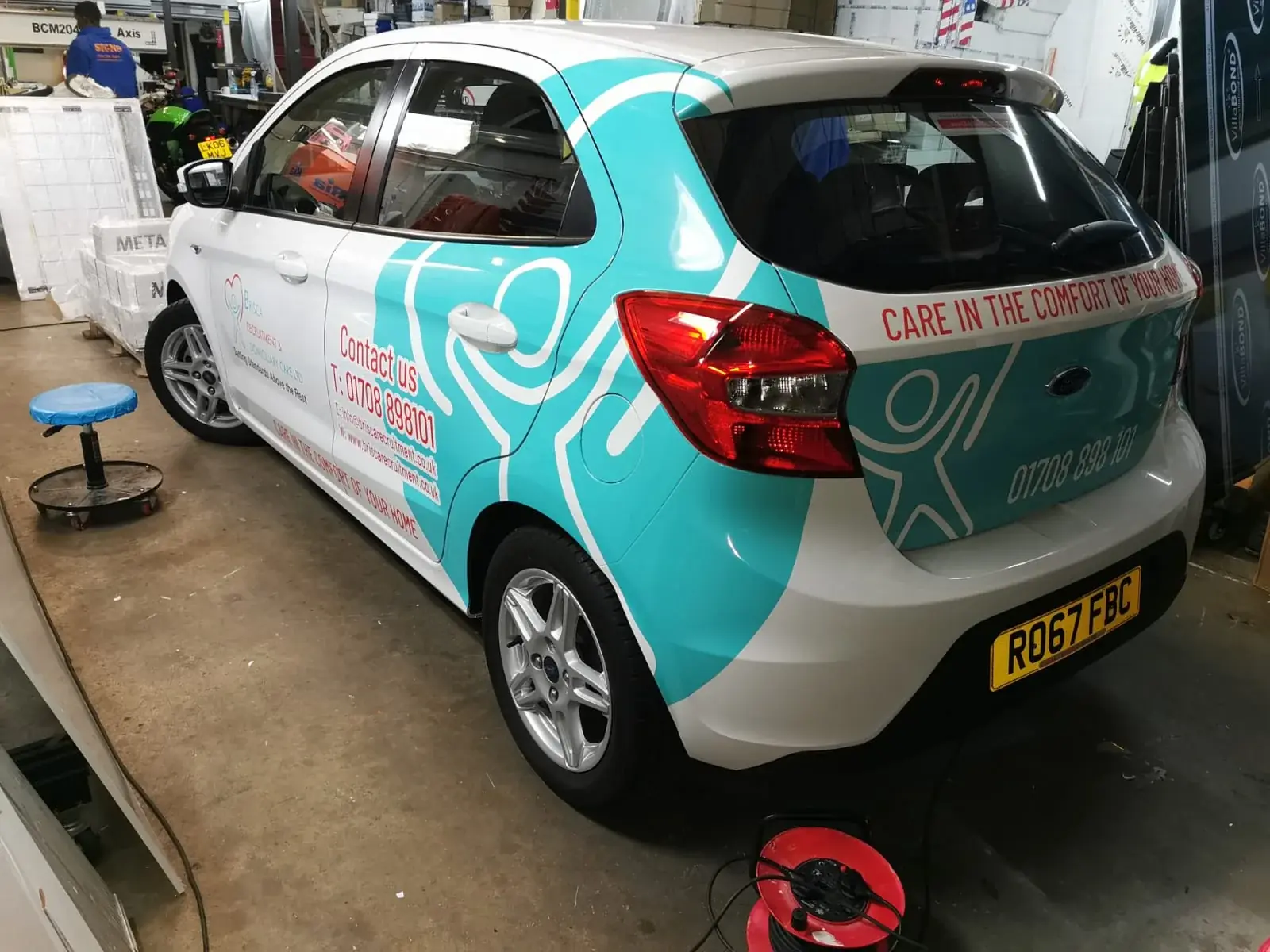 Car wrapping project example 4