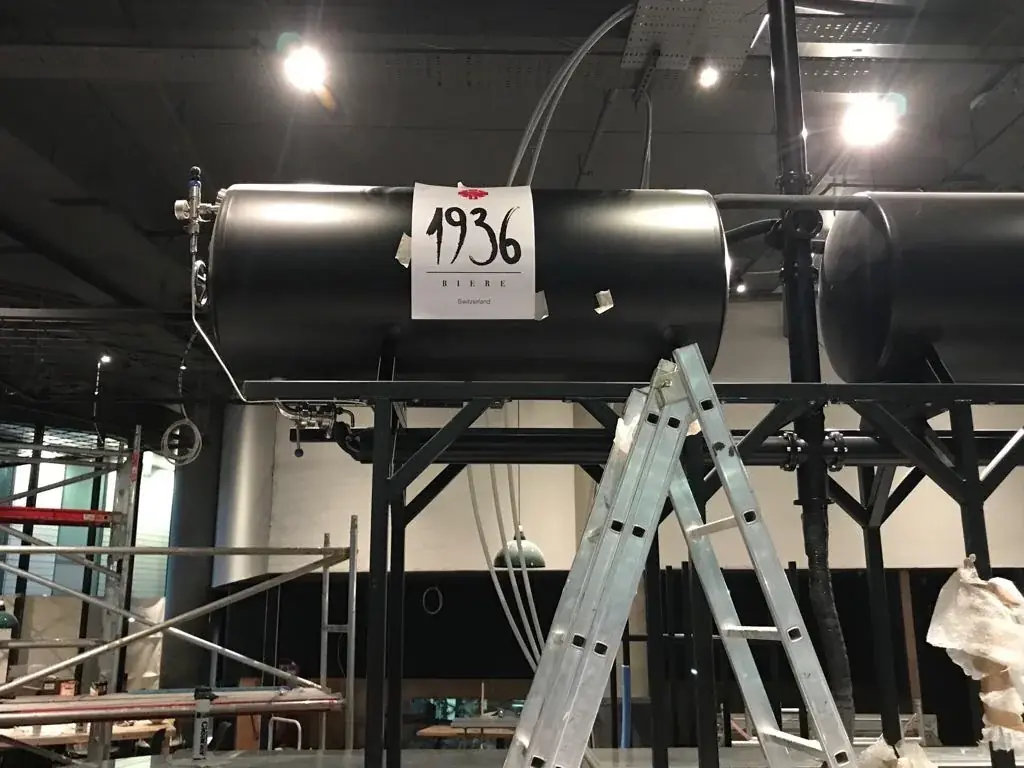 Completed 1936 Bière tank graphics photographed before installation, gallery image 20