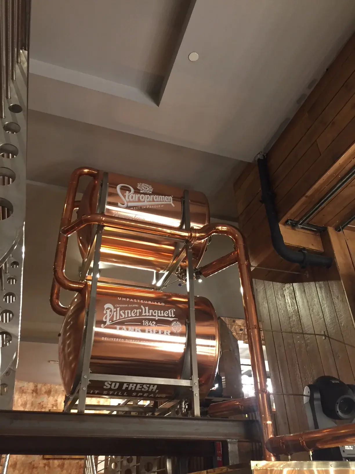 Completed Staropramen tank beer branding installation, gallery image 43