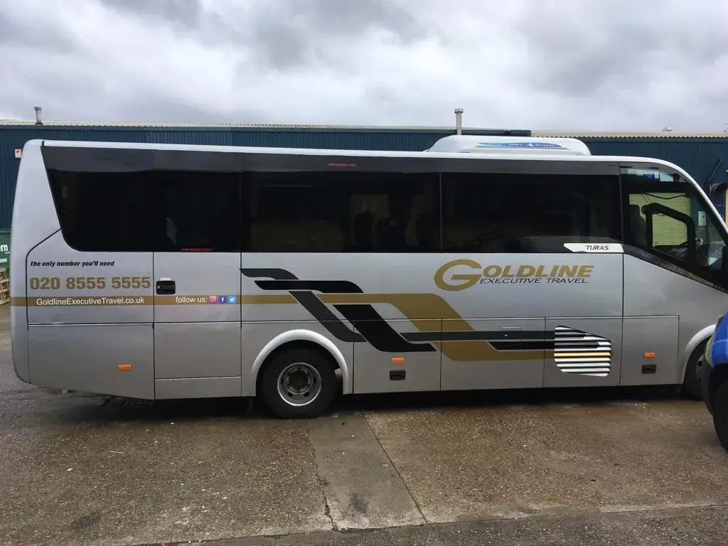 Coach Graphics project completed by London Signage